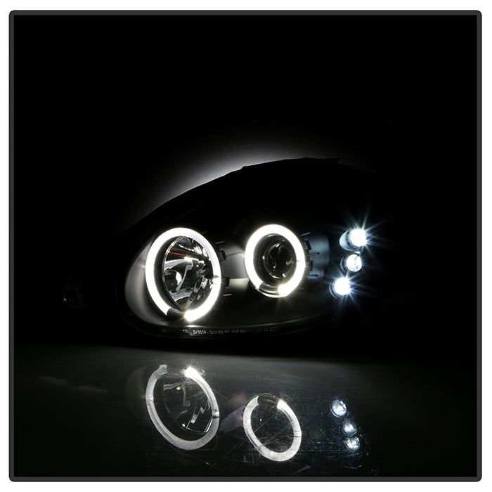 Spyder Dodge Neon 00-02 Projector Headlights LED Halo LED Black High H1 Low H1 PRO-YD-DN00-HL-BK 5009906