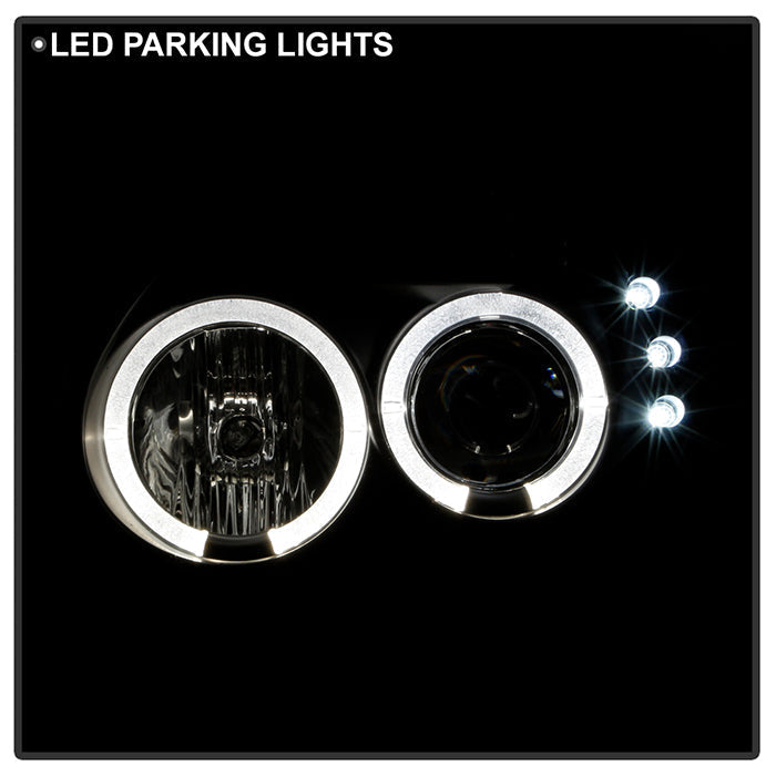 Spyder Dodge Neon 03-05 Projector Headlights LED Halo LED Black High H1 Low H1 PRO-YD-DN03-HL-BK 5009920