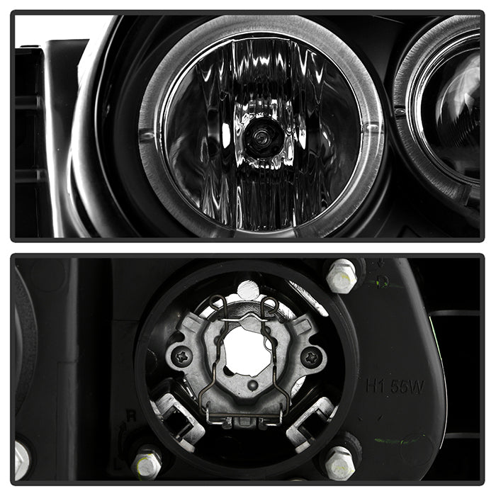 Spyder Dodge Neon 03-05 Projector Headlights LED Halo LED Black High H1 Low H1 PRO-YD-DN03-HL-BK 5009920