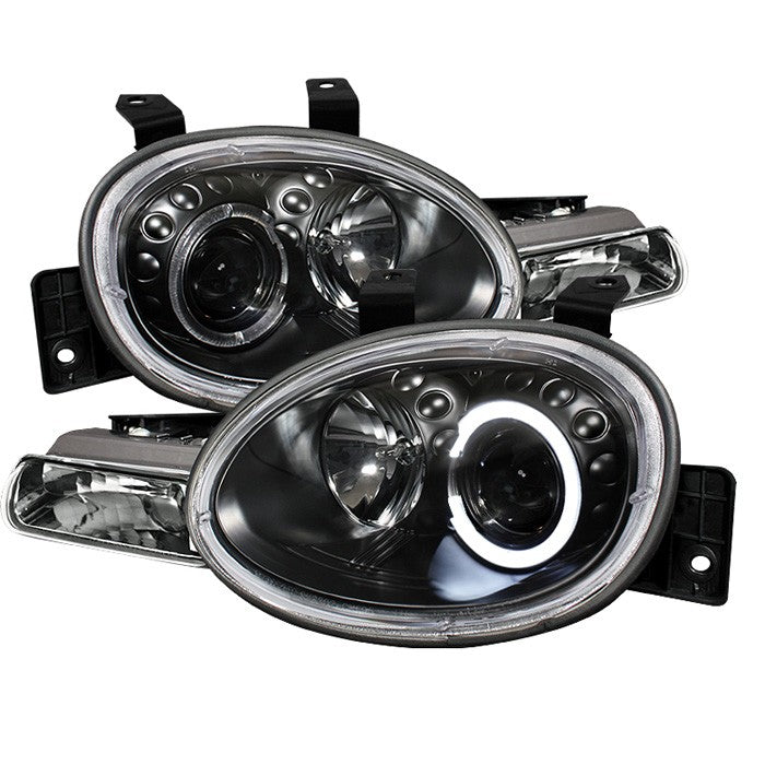 Spyder Dodge Neon 95-99/Plymouth Neon 95-99 Projector Headlights LED Halo Blk PRO-YD-DN95-HL-BK 5017420