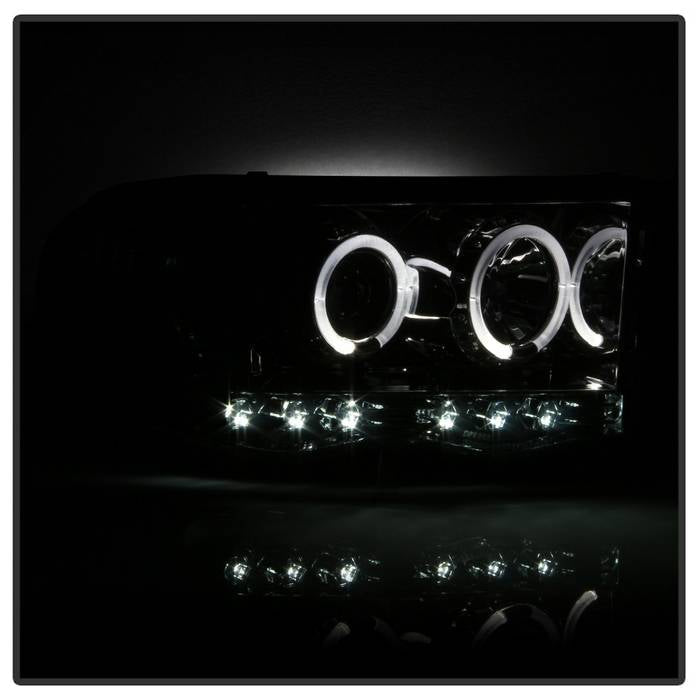 Spyder Dodge Ram 1500 02-05/Ram 2500 03-05 Projector Headlights LED Halo LED Smke PRO-YD-DR02-HL-SMC 5009999