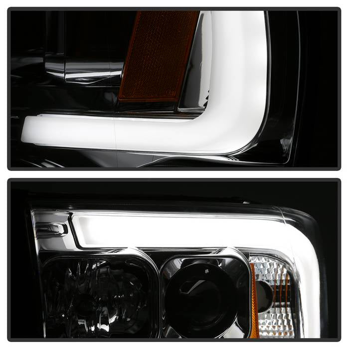 Spyder Dodge Ram 1500 02-05 V2 Projector Headlights - Light Bar DRL - Chrome PRO-YD-DR02V2-LB-C 5084613