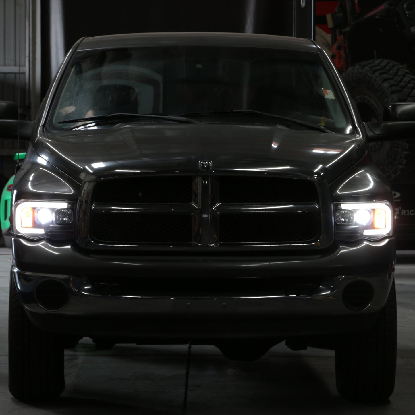 Spyder Dodge Ram 1500 02-05/Ram 2500/3500 03-05 High-Power LED Headlights - Black PRO-YD-DR02V2PL-BK 5088079