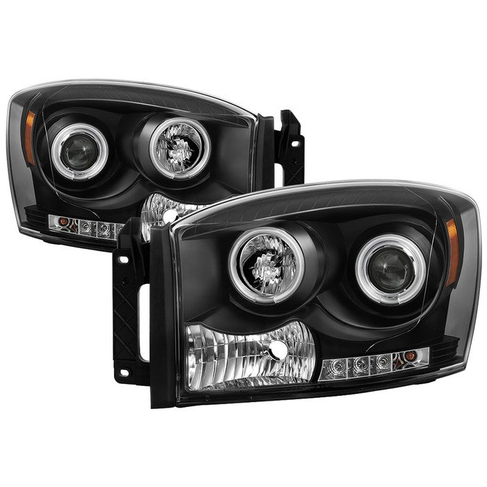 Spyder Dodge Ram 1500 06-08 06-09 Projector Headlights CCFL Halo LED Blk PRO-YD-DR06-CCFL-BK 5030061