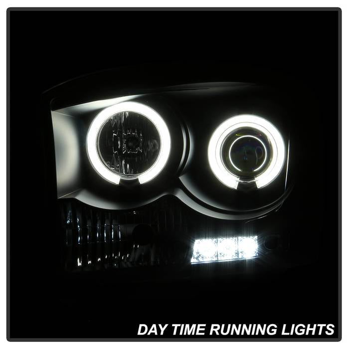 Spyder Dodge Ram 1500 06-08 06-09 Projector Headlights CCFL Halo LED Blk PRO-YD-DR06-CCFL-BK 5030061