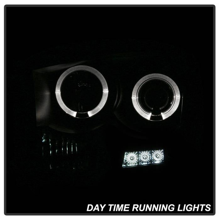 Spyder Dodge Ram 1500 06-08 06-09 Projector Headlights LED Halo LED Blk Smke PRO-YD-DR06-HL-BSM 5078391
