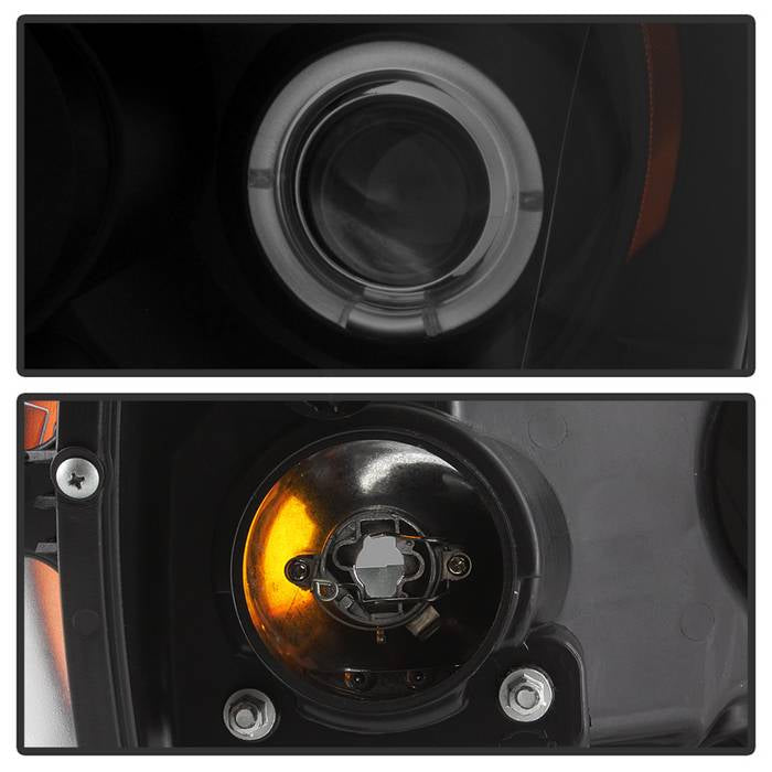 Spyder Dodge Ram 1500 06-08 06-09 Projector Headlights LED Halo LED Blk Smke PRO-YD-DR06-HL-BSM 5078391
