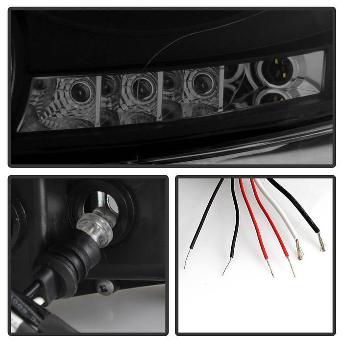 Spyder Dodge Ram 1500 06-08 06-09 Projector Headlights LED Halo LED Blk Smke PRO-YD-DR06-HL-BSM 5078391