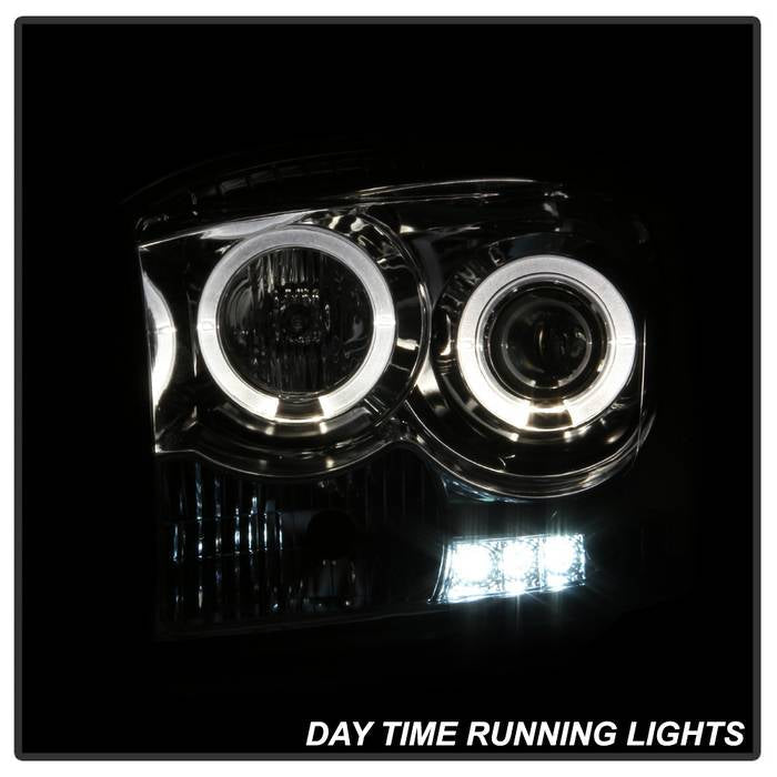 Spyder Dodge Ram 1500 06-08/Ram 2500 06-09 Projector Headlights LED Halo LED Chrm PRO-YD-DR06-HL-C 5010018