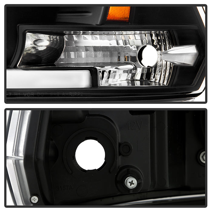 SPYDER 09-18 Dodge Ram 2500/3500 Factory Halogen Model Only (PRO-YD-DR09PL-SB-BK) 5088482