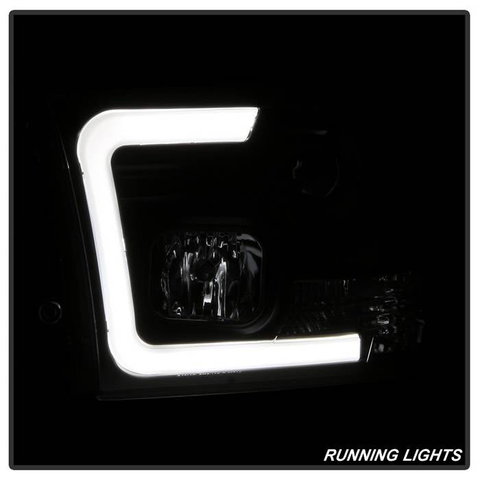 Spyder 09-16 Dodge Ram 1500 Version 2 Headlights Light Bar DRL Black PRO-YD-DR09V2-LBDRL-BK 5084811