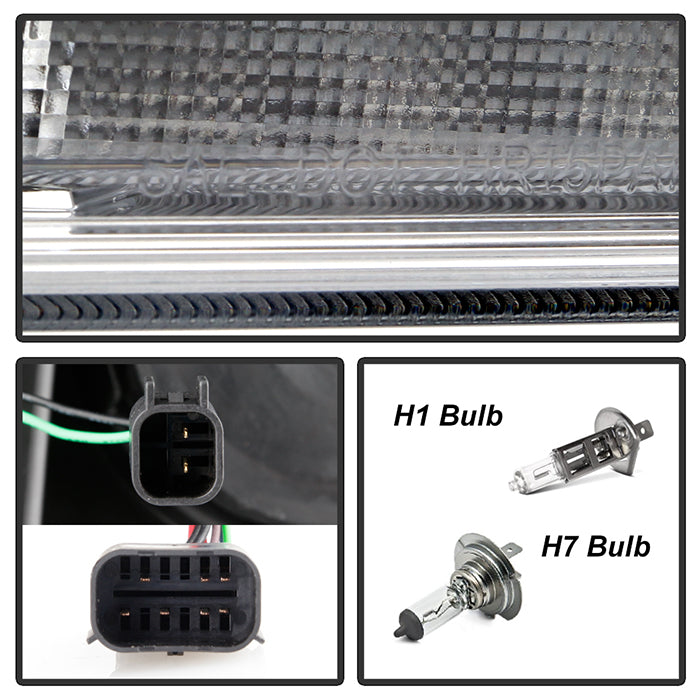 SPYDER Dodge Ram 19-20 Halogen Model Only Projector Headlights Chrome PRO-YD-DR19HALAP-SEQ-C 5087638