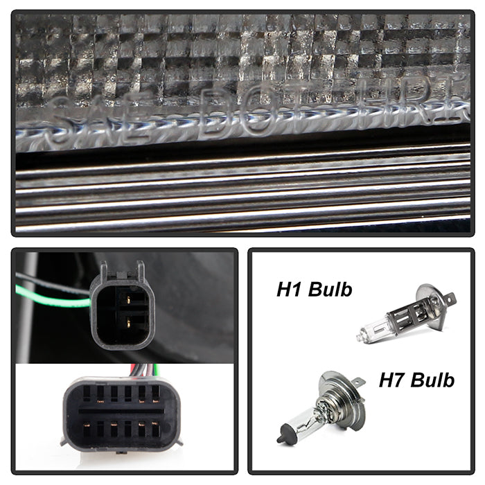 Spyder Dodge Ram 19-20 Halogen Model Projector Headlights Chrome PRO-YD-DR19HALSI-SEQ-BK 5087393