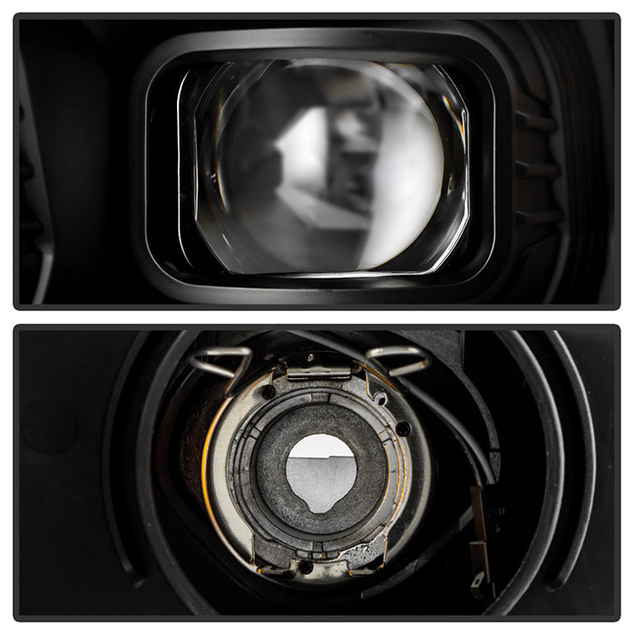 SPYDER 19-22 Dodge Ram 2500 (Halogen Only) Projector Headlights - Black PRO-YD-DR19HDHALSI-SEQ-BK 5088611