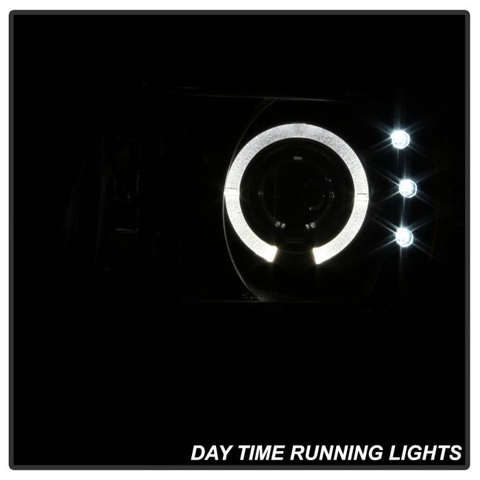 Spyder Dodge Ram 1500 94-01 94-02 Projector Headlights LED Halo LED Blk PRO-YD-DR94-HL-AM-BK 5010087
