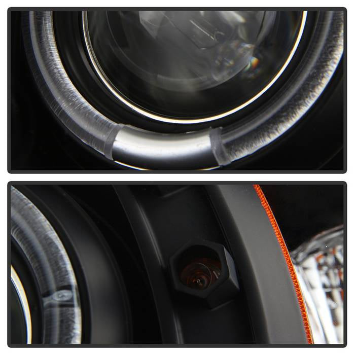 Spyder Dodge Ram 1500 94-01 94-02 Projector Headlights LED Halo LED Blk PRO-YD-DR94-HL-AM-BK 5010087