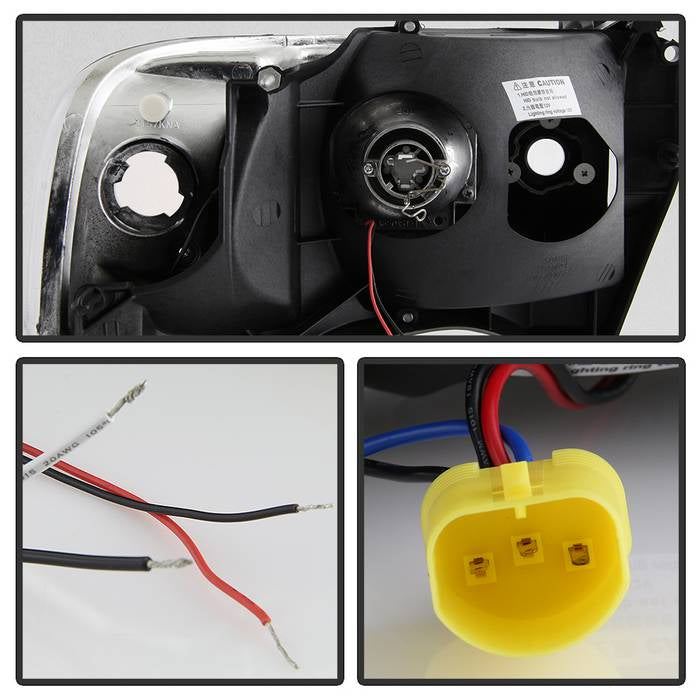 Spyder Dodge Ram 1500 94-01 94-02 Projector Headlights LED Halo LED Chrm PRO-YD-DR94-HL-AM-C 5010094