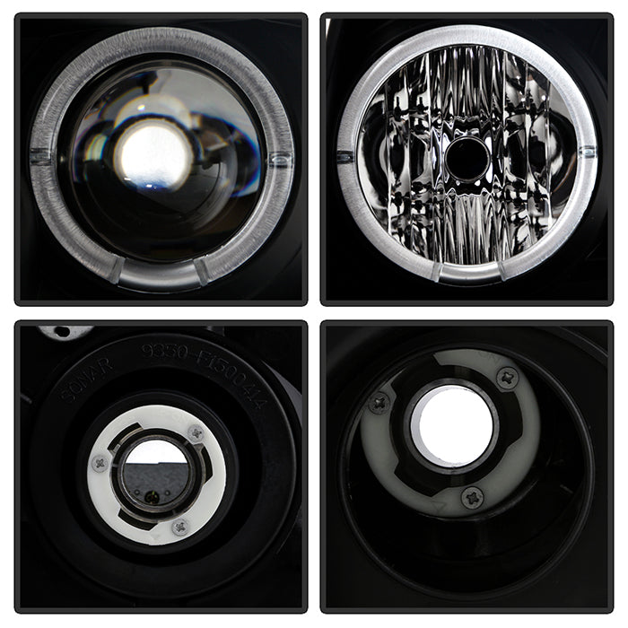 Spyder Ford Expedition 03-06 Projector Headlights LED Halo LED Blk (Not Included) PRO-YD-FE03-HL-BK 5010117