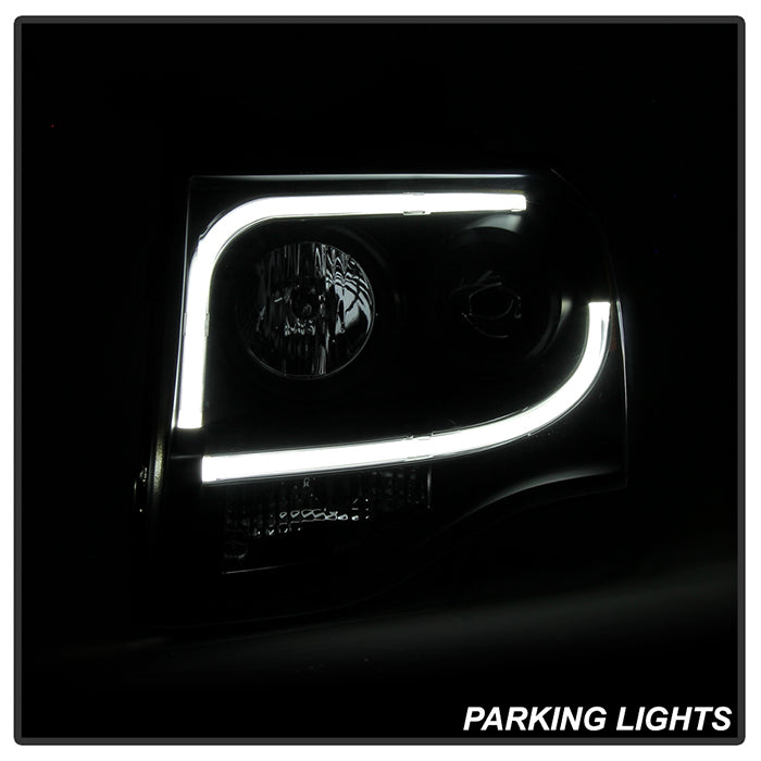 Spyder Ford Expedition 07-13 Projector Headlights Light Tube DRL Blk PRO-YD-FE07-LTDRL-BK 5079503