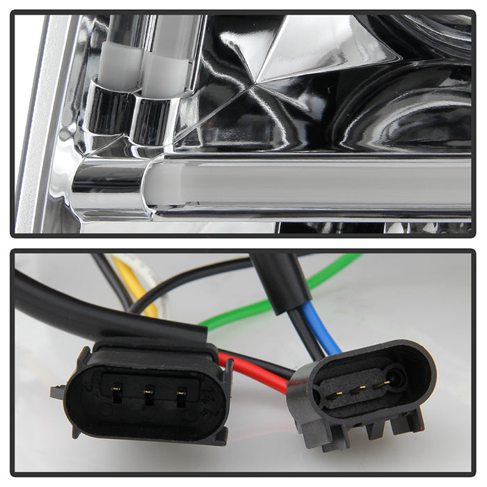 Spyder Ford Expedition 07-13 Projector Headlights Light Tube DRL Chrm PRO-YD-FE07-LTDRL-C 5079510