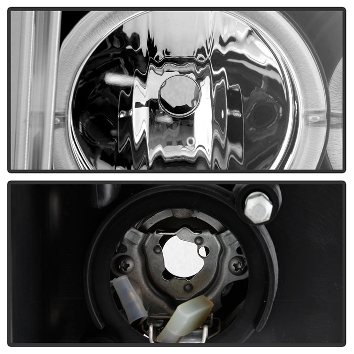 Spyder Ford Escape 08-12 Projector Headlights Halogen Model Only - DRL Black PRO-YD-FES08-DRL-BK 5074225