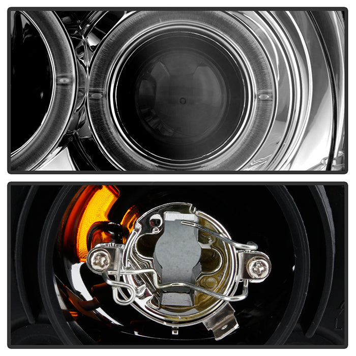 Spyder Ford Escape 08-12 Projector Headlights Halogen Model Only - DRL Chrome PRO-YD-FES08-DRL-C 5074232