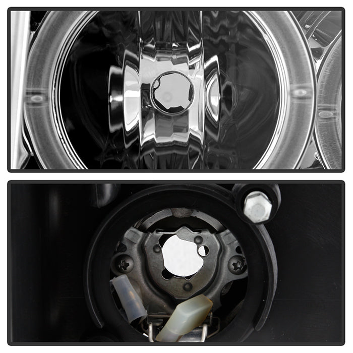 Spyder Ford Escape 08-12 Projector Headlights Halogen Model Only - DRL Chrome PRO-YD-FES08-DRL-C 5074232