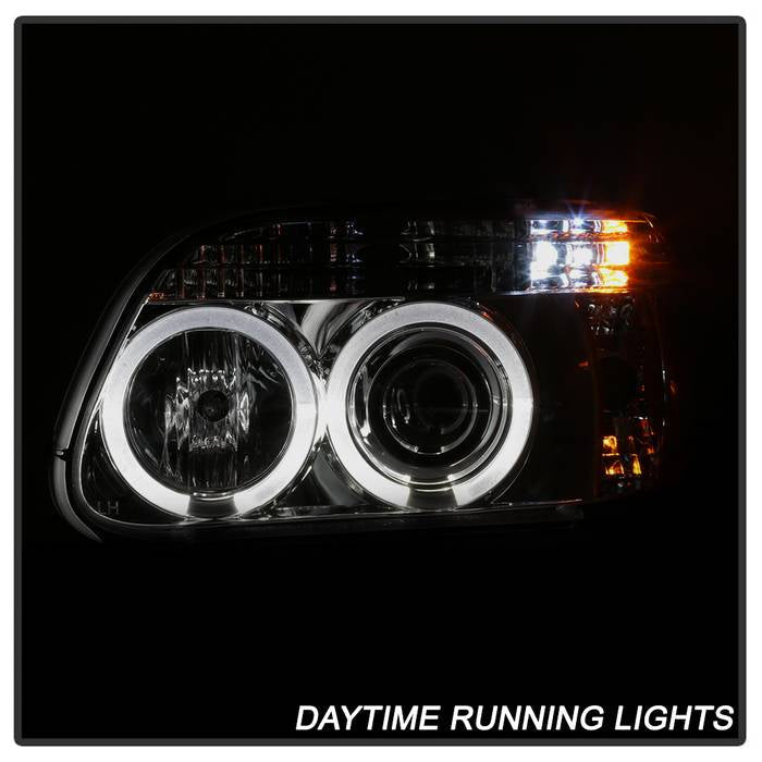 Spyder Ford Explorer 95-01 1PC Projector Headlights LED Halo Chrm PRO-YD-FEXP95-HL-1PC-C 5010148