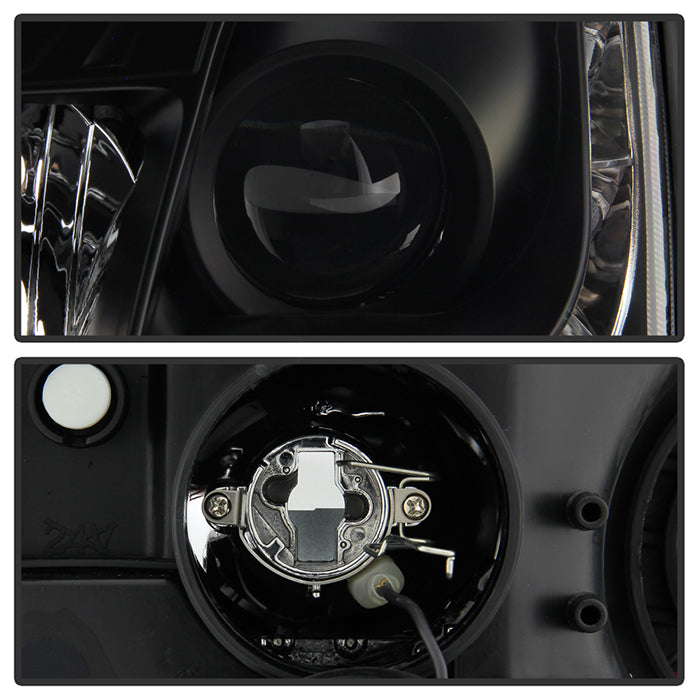 Spyder Ford Focus 00-04 Projector Headlights (Do Not Fit SVT Model)- DRL Blk PRO-YD-FF00-DRL-BK 5010162