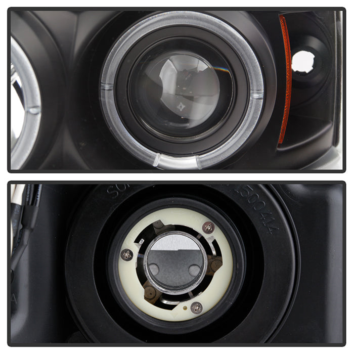 Spyder Ford F150 04-08 Projector Headlights Version 2 LED Halo LED Blk PRO-YD-FF15004-HL-G2-BK 5010209