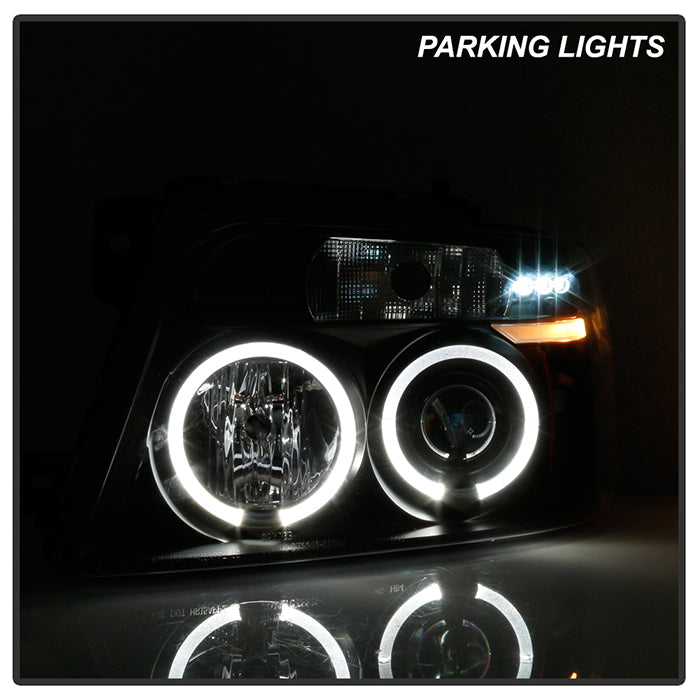 Spyder Ford F150 04-08 Projector Headlights Version 2 LED Halo LED Blk Smke PRO-YD-FF15004-HL-G2-BSM 5078421
