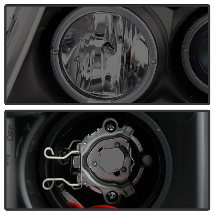 Spyder Ford F150 04-08 Projector Headlights Version 2 LED Halo LED Blk Smke PRO-YD-FF15004-HL-G2-BSM 5078421