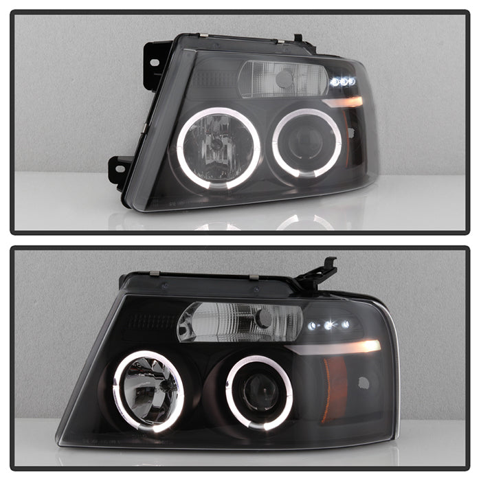 Spyder Ford F150 04-08 Projector Headlights Version 2 LED Halo LED Blk Smke PRO-YD-FF15004-HL-G2-BSM 5078421