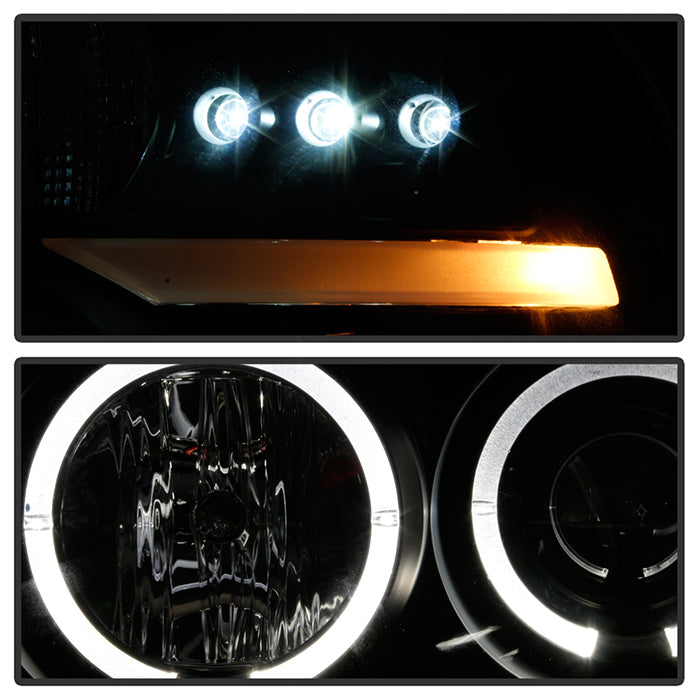 Spyder Ford F150 04-08 Projector Headlights Version 2 LED Halo LED Blk Smke PRO-YD-FF15004-HL-G2-BSM 5078421