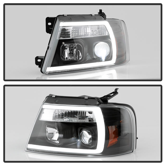 Spyder Ford F-150 04-08 High-Power LED Headlights - Black PRO-YD-FF15004PL-BK 5088161
