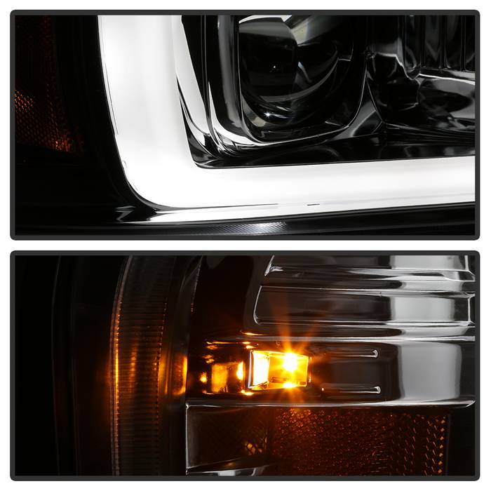 Spyder 04-08 Ford F-150 Light Bar Projector Headlights - Chrome (PRO-YD-FF15004V2-LB-C) 5084637