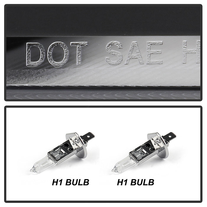 Spyder Ford F150 09-14 Projector Headlights Halogen Model- LED Halo LED Blk PRO-YD-FF15009-HL-BK 5010230