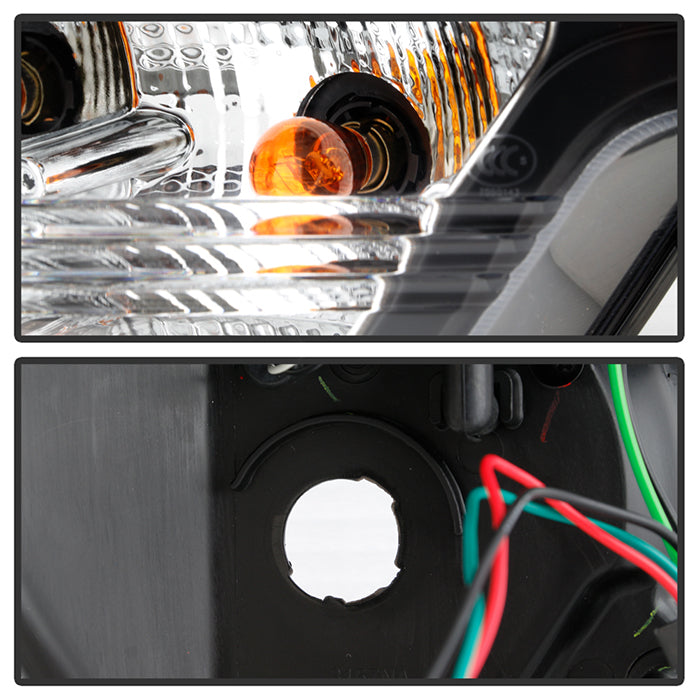 Spyder Ford F150 09-14 Projector Headlights Halogen Model- Light Bar DRL Blk PRO-YD-FF15009-LBDRL-BK 5077592