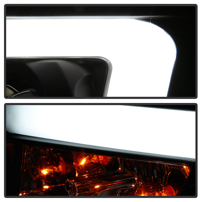Spyder Ford F150 09-14 Projector Headlights Halogen Model- Light Bar DRL Blk PRO-YD-FF15009-LBDRL-BK 5077592