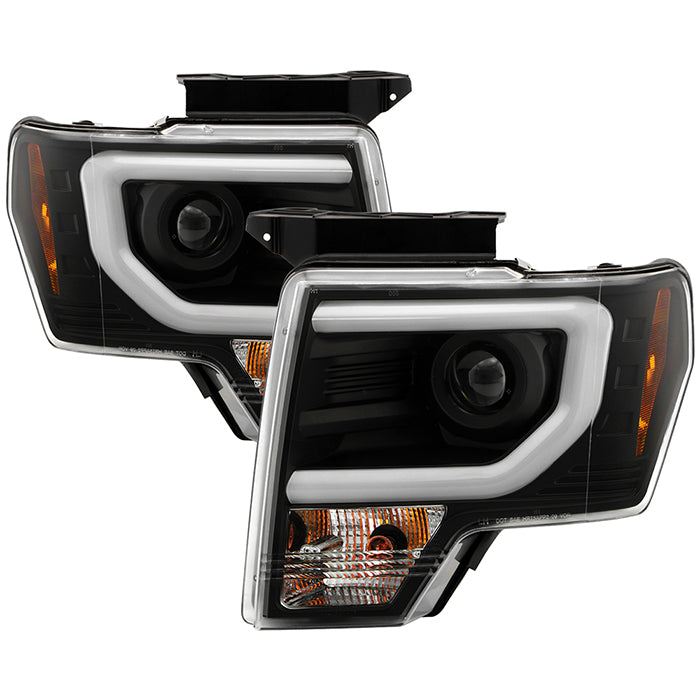Spyder Ford F150 13-14 Projector Fctry Xenon Model- Light Bar DRL Blk PRO-YD-FF15013-LBDRL-HID-BK 5077646
