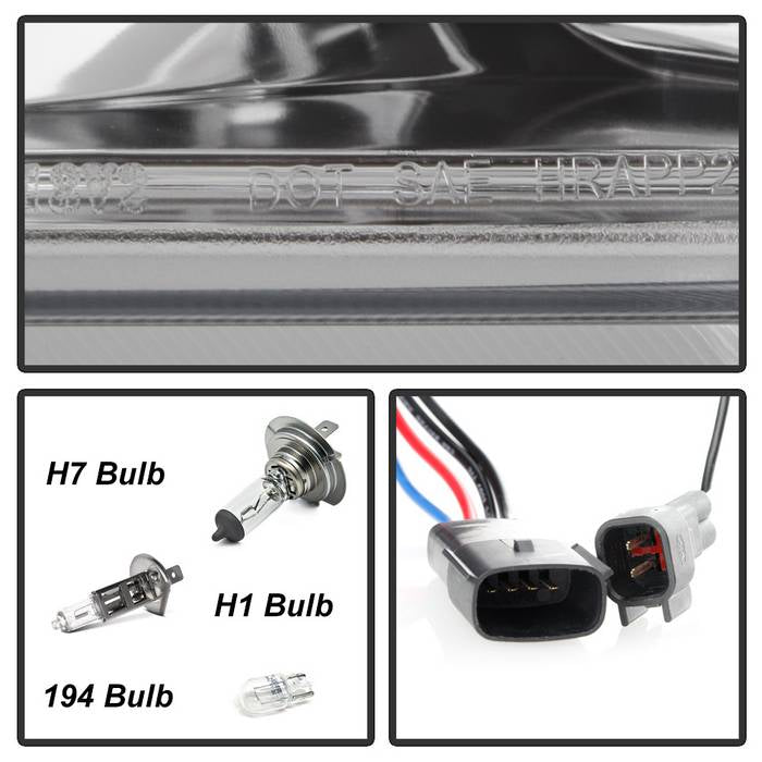 Spyder Signature Ford F150 18-19 (Halogen Model) Projector Headlights - Chrome (PRO-YD-FF15018-LB-C) 5086617