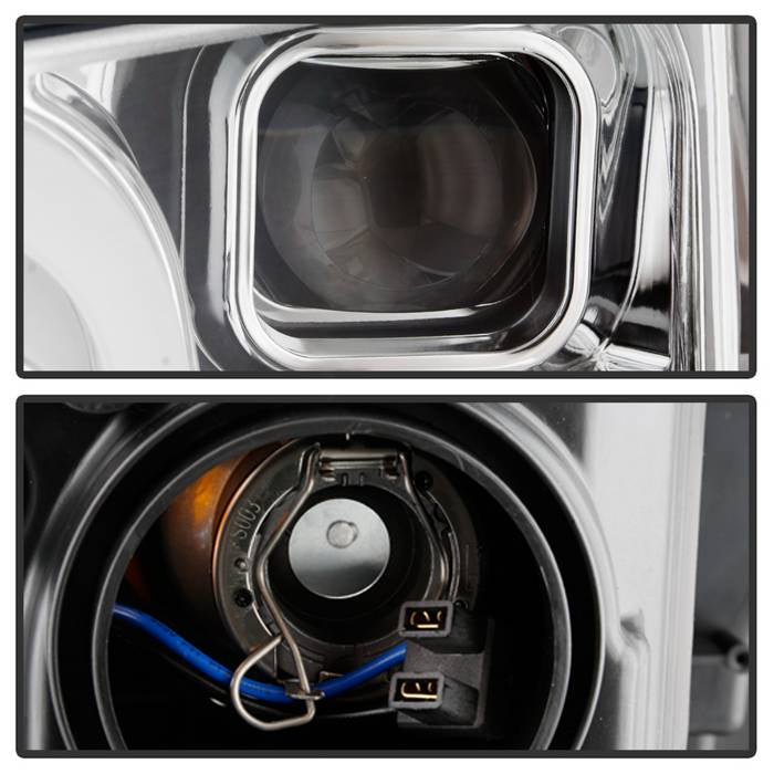 Spyder Signature Ford F150 18-19 (Halogen Model) Proj. Headlights - Chrome (PRO-YD-FF15018-LBSEQ-C) 5086631