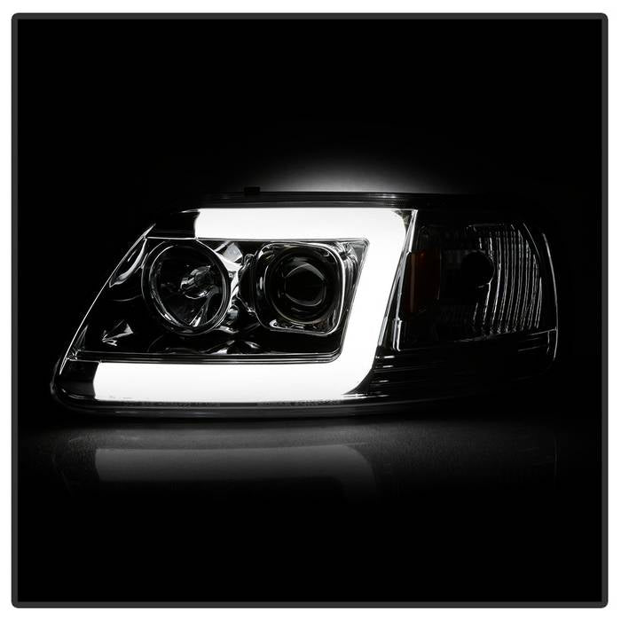 Spyder 97-03 Ford F-150 (After 6/1997) V2 Proj Headlights DRL LED - Chrm (PRO-YD-FF15097V2-LB-C) 5084644