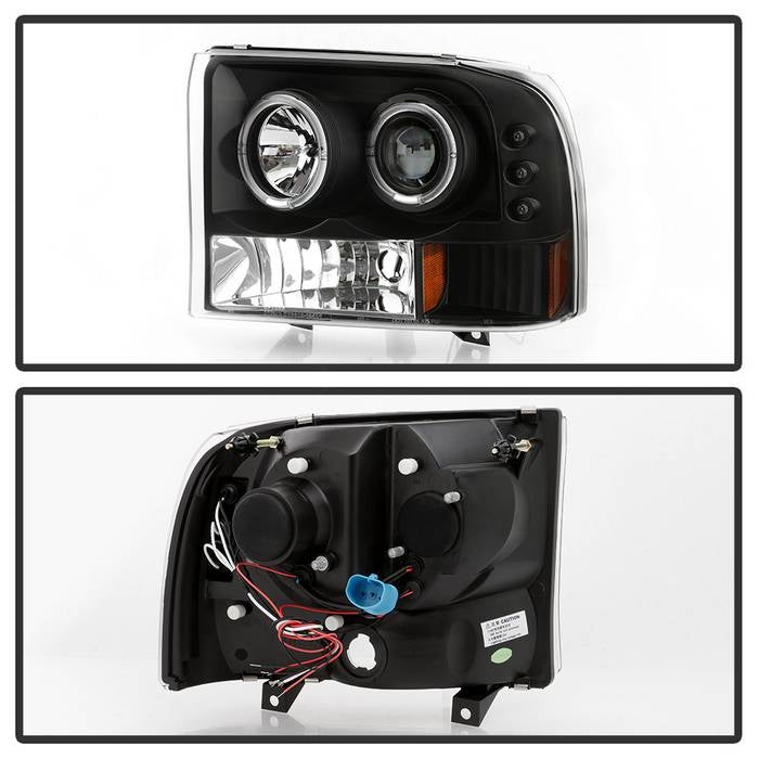 Spyder Ford F250 Super Duty 99-04 Projector Version 2 LED Halo LED Blk PRO-YD-FF25099-1P-G2-BK 5010339
