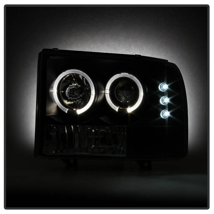 Spyder Ford F250 Super Duty 99-04 Projector Version 2 LED Halo LED Blk PRO-YD-FF25099-1P-G2-BK 5010339