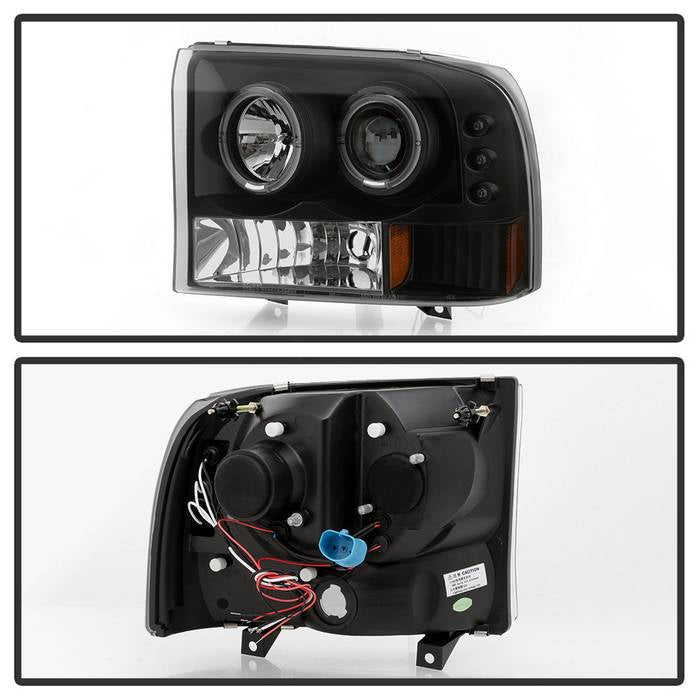 Spyder Ford F250 Super Duty 99-04 Projector Version 2 LED Halo LED Blk Smke PRO-YD-FF25099-1P-G2-BSM 5078452