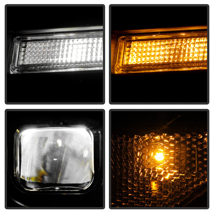 SPYDER 15-17 Ford Mustang LED Headlights - Black (PRO-YD-FM15AP-GRSB-SET-BK) 5089335