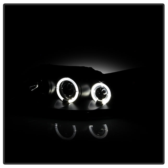 Spyder Ford Mustang 99-04 Projector Headlights LED Halo Black High H1 Low H1 PRO-YD-FM99-1PC-AM-BK 5010445