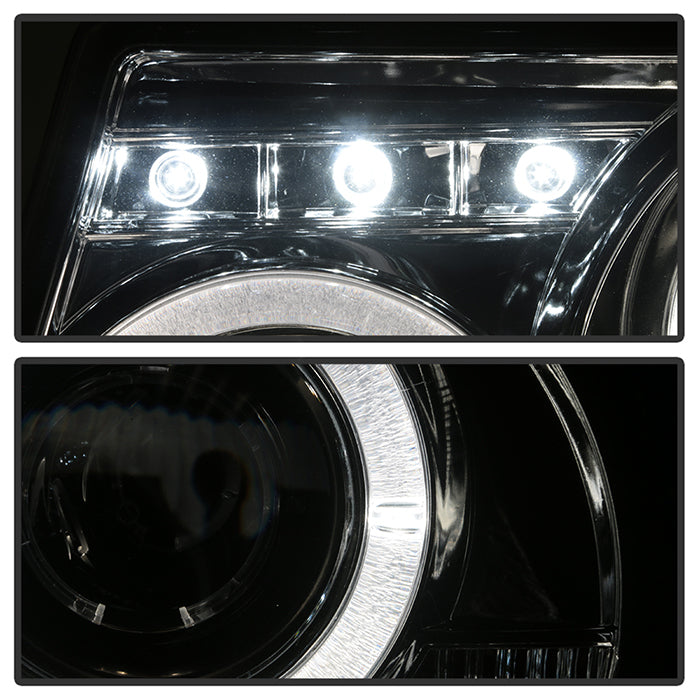 Spyder Ford Ranger 01-11 1PC Projector Headlights LED Halo LED Smke PRO-YD-FR01-1PC-HL-SM 5010513