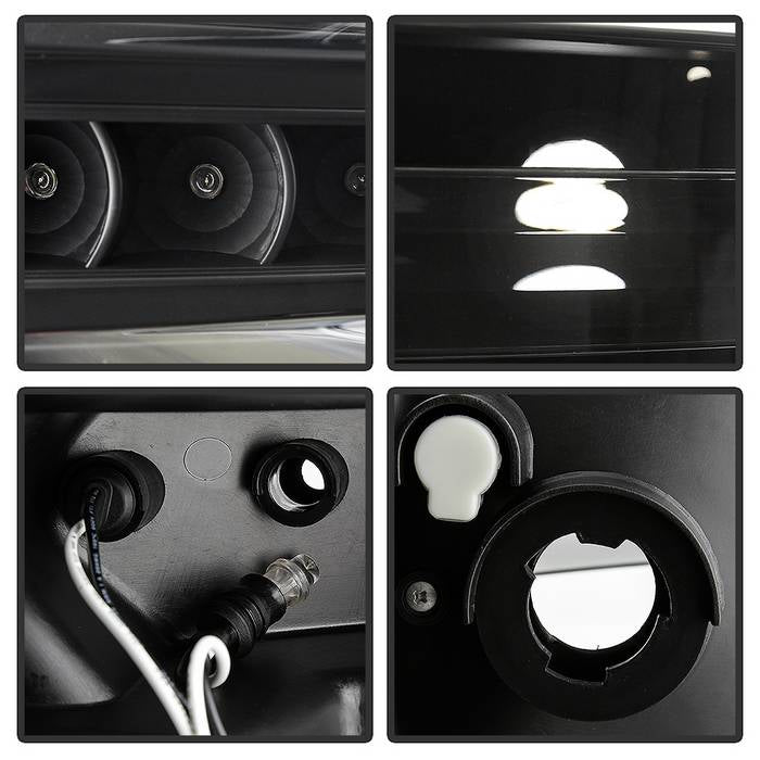 Spyder Signature Ford F250/350/450 Super Duty 08-10 Projector Headlights (PRO-YD-FS08-HL-BKV2) 5086006